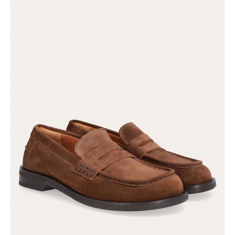 Mocassins en daim marron BILLI BI