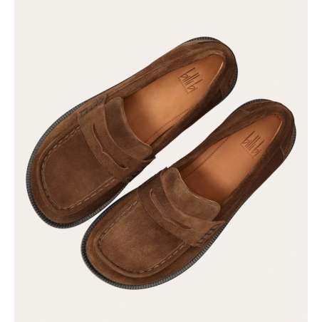 Mocassins en daim marron BILLI BI