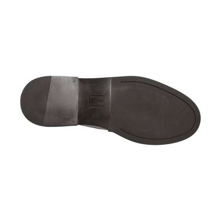 Mocassin Artisanal Cuir Bout Rond Découpe Avant BILLI BI