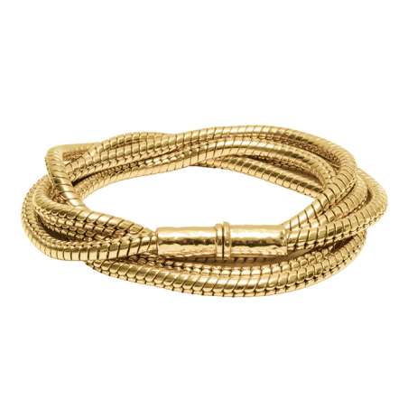 Sautoir Chaine Serpent Douilles Martelees SING A SONG
