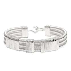 Bracelet 3 Corde De Basse Big Fermoir Crochet SING A SONG