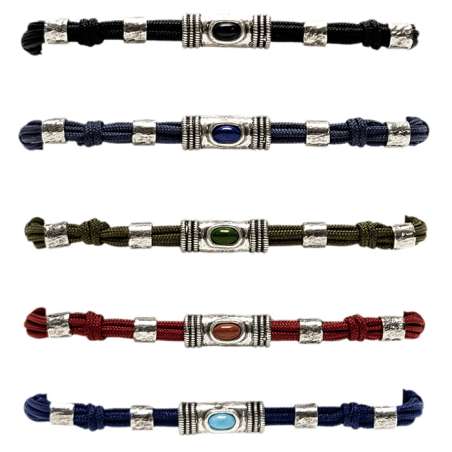 Bracelet Cordon Douille Martel Pierres Naturelles SING A SONG