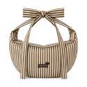 Bow Bag Raye Creme FLOTTE