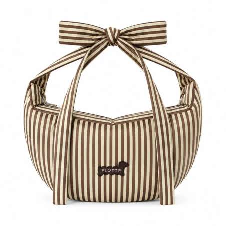 Bow Bag Raye Creme FLOTTE