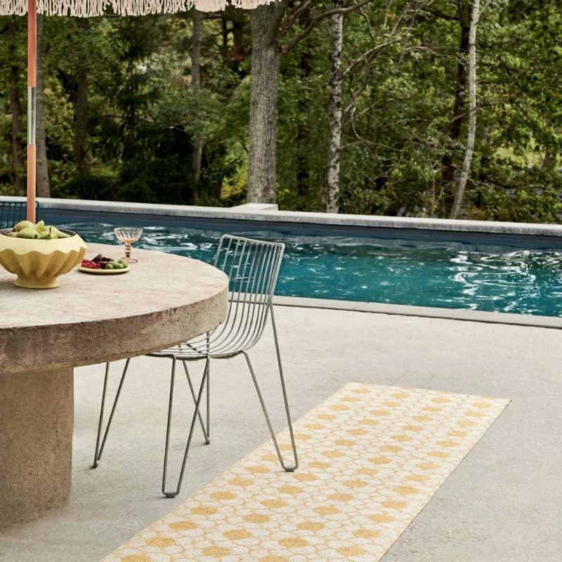 Tapis de couloir ANYA Pale Yellow Vanilla – Pappelina PAPPELINA