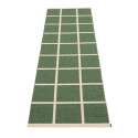 Tapis de couloir CRISS Leaf / Cream / Cream Edge – Pappelina PAPPELINA