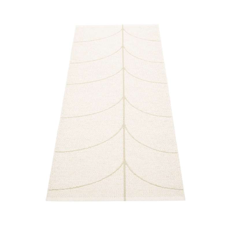 Tapis de couloir design Leif Seagrass / Vanilla Piglet Edge - 70 x 180 cm– Pappelina PAPPELINA
