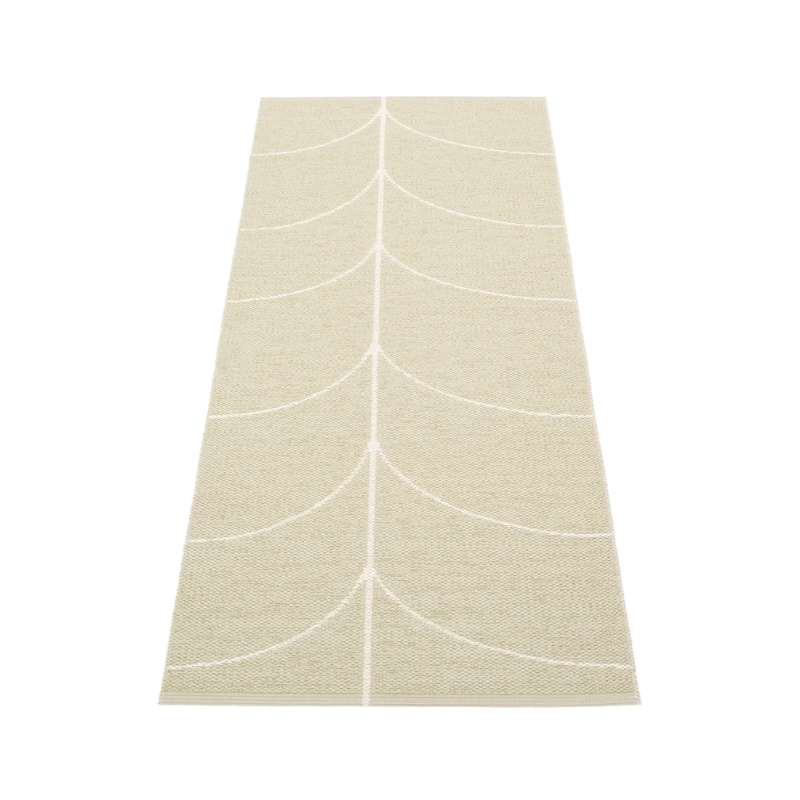 Tapis de couloir design Leif Seagrass / Vanilla Piglet Edge - 70 x 180 cm– Pappelina PAPPELINA