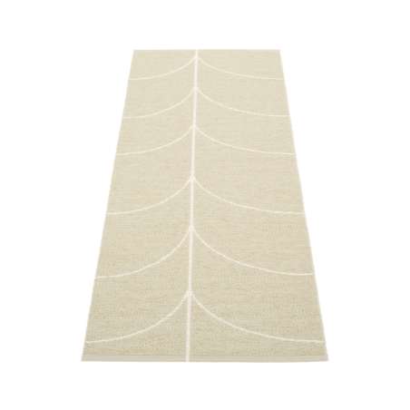 Tapis de couloir design Leif Seagrass / Vanilla Piglet Edge - 70 x 180 cm– Pappelina PAPPELINA