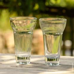 Coffret de 4 verres à pastis Calanques – 2 Fanny et 2 Marius – La Rochère LA ROCHÈRE