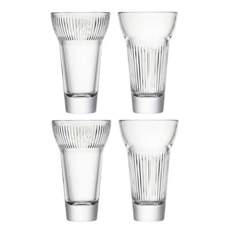 Coffret de 4 verres à pastis Calanques – 2 Fanny et 2 Marius – La Rochère LA ROCHÈRE