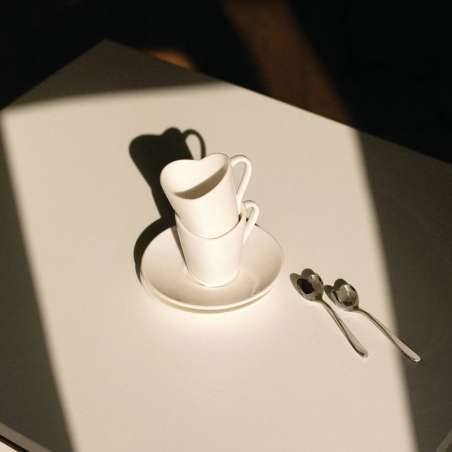 Set de 2 Tasses à Moka avec Soucoupes et Cuillères To – Alessi | Miriam Mirri ALESSI