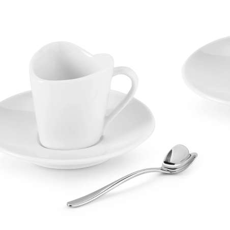 Set de 2 Tasses à Moka avec Soucoupes et Cuillères To – Alessi | Miriam Mirri ALESSI