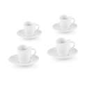To 4 Tasses A Cafe+soucoupe ALESSI