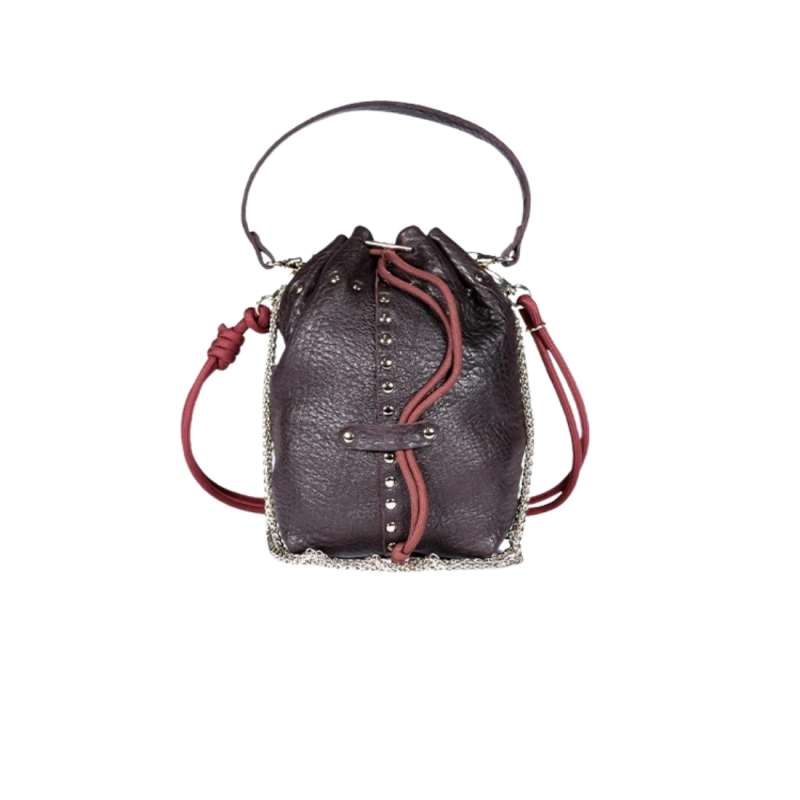 Beco Stud – Mini sac seau en cuir - Craie Studio CRAIE