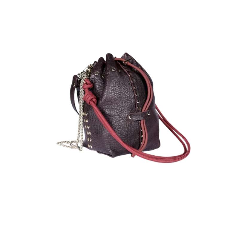Beco Stud – Mini sac seau en cuir - Craie Studio CRAIE