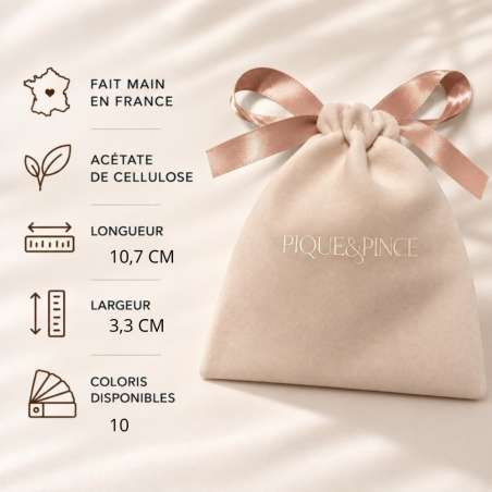 Maxi barrette Hortance – Pique & Pince PIQUE ET PINCE