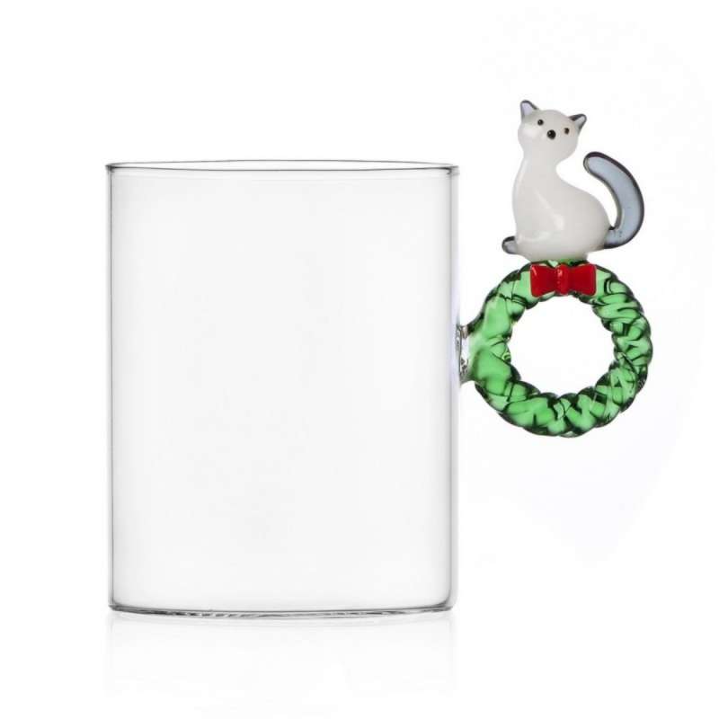Mug Tabby Cat Xmas ICHENDORF