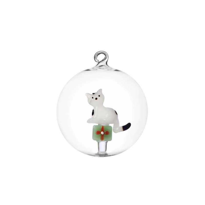 Boule de Noël Tabby Cat Christmas Edition – Ichendorf Milano ICHENDORF