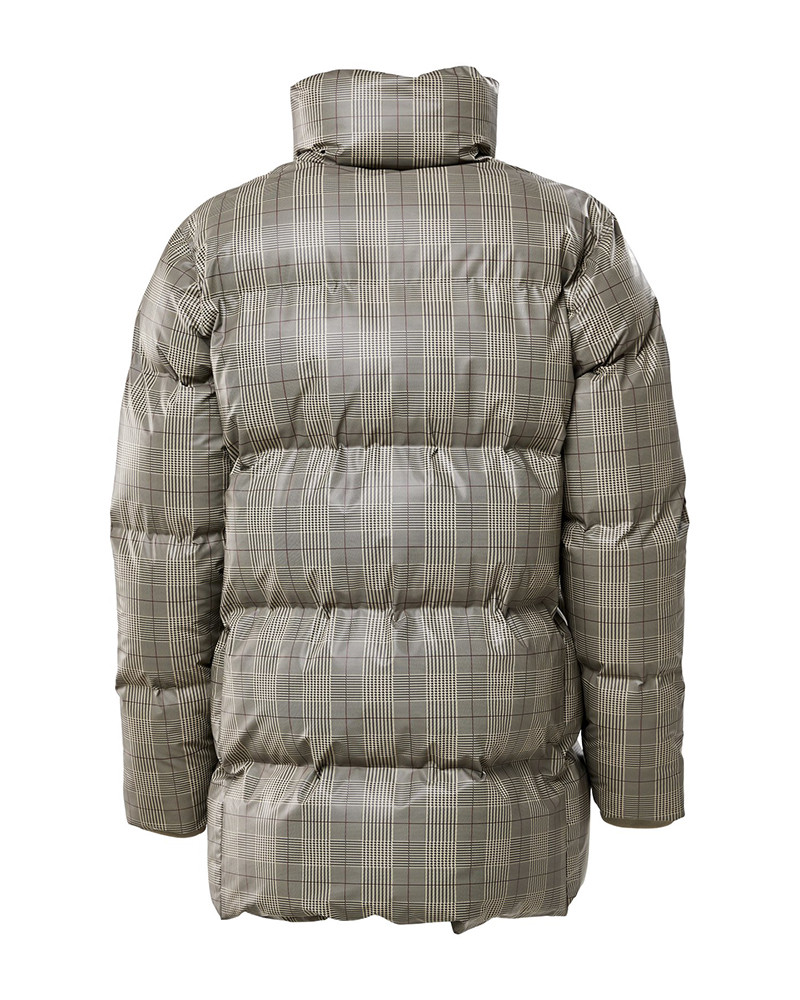Manteau Check Puffer Coat - Rains