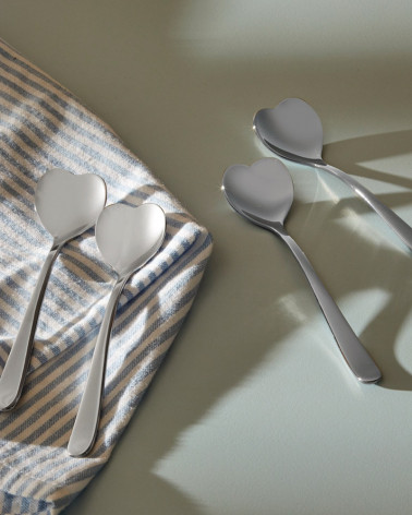 Set de 4 cuillères à glace Big Love - Alessi